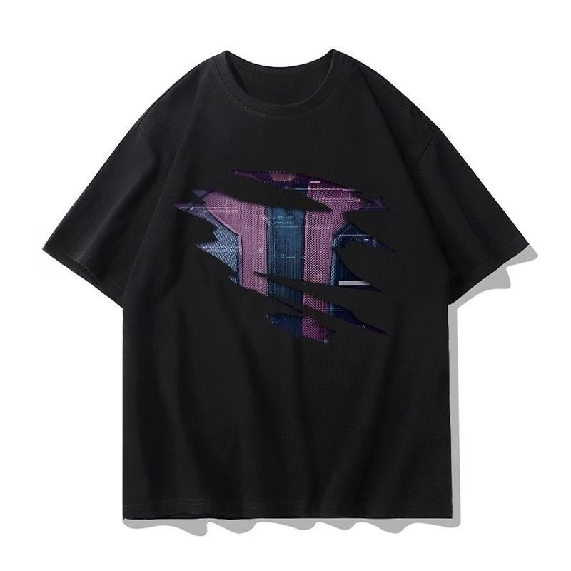 

Оригинальная лицензированная мужская летняя майка-бюст «Мстители» с Человеком-пауком, Железным человеком и Халком, мужская футболка с коротким рукавом, уличная одежда 4XL