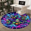 Teenage Mutant Ninja Turtles,TMNT Chair Mat Round Rug Office Carpet, Machine Washable, Non Slip, Suitable for Living Rooms, Bedrooms