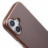 X-LEVEL For iPhone 16 Magnetic Case Hard PC Phone Cover Carbon Nano-Fiber Texture