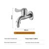 304 Stainless Steel Wall-Mounted Washing Machine Faucet