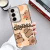 Funny Capybara Cartoon Cute Plating Phone Case For Samsung A17 A07 A37 A57 A16 A56 A15 A55 A14 A54 A13 A53 A26 A36 A25 A35 A24 A