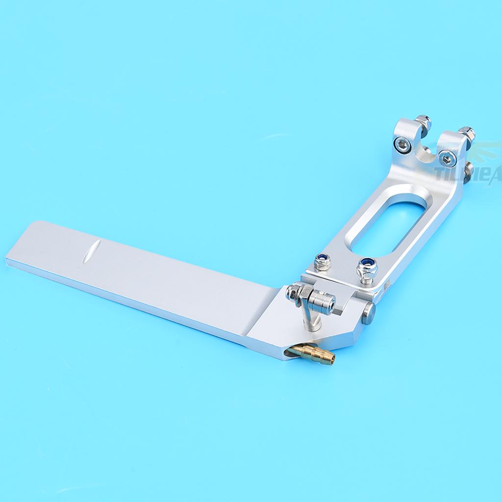 Aluminum 108x130mm Rudder with Water Pickup Suitable for Rc Boat Length 80-100cm Good Quality