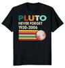 NOVÉ LIMITOVANÉ Nikdy nezapomeňte na Pluto Retro Vintage Vtipné tričko