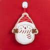 1PC Coral Fleece Children Christmas Creative Small Towel Thickened Hand Towel Multi Element Hanging Cute Embroidery Household