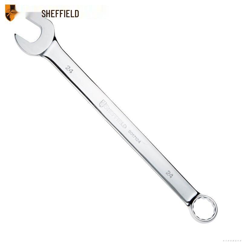 SHEFFIELD S017124 Fully Polished Combination Wrench 339.4mm