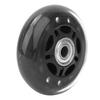 3in Casters Wheel Black Transparent Silent PU with 608ZZ Bearing Skates Luggage Cart Accessories 608 Bearing Wheel Skates Wheel