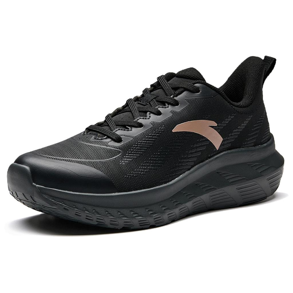 Anta Light Cloud Comfortable Non-Slip Wear-Resistant Low-Top Casual Running Shoes Women Sneaker Black 122435536S-4