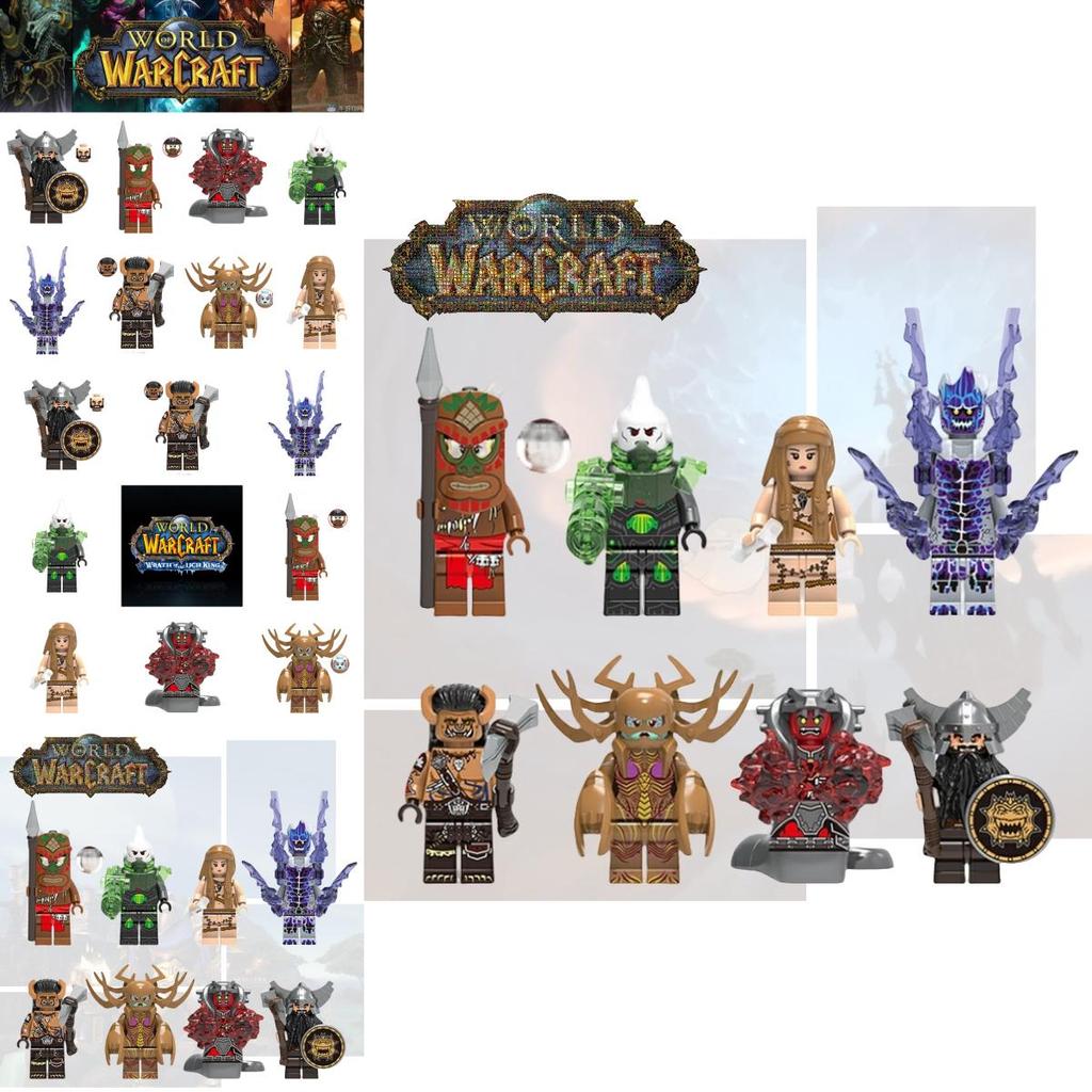 X0285 Evil Dwarf Mechanical Virus Soldier Building Blocks Toy Diy Abs Material Non-electric