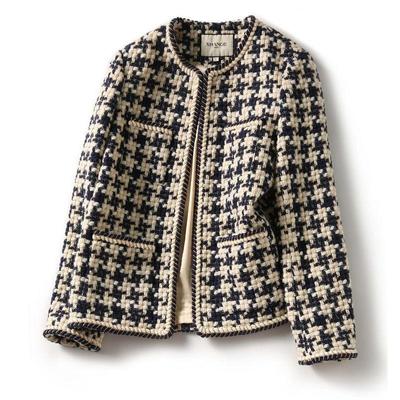 Tweed Short Jacket Women Autumn Elegant Female Fashion Jacket Coat Woman Blazers