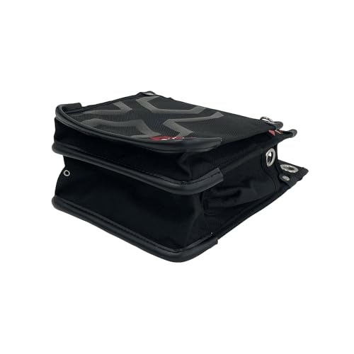 SK11 SPIDER Tobi Waist Bag, Medium, Thin, Stretch Fabric with Inner Pocket, Collapsible Bellows Design, 200mm W x 320mm H x 100mm D (SPD-JY03-A)