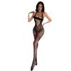 Sexy Underwear Women's Sexy Open Crotch Transparent Uniform Temptation Off-the-shoulder Neck Open Crotch One-piece Stockings