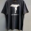 Vintage Skate Mental Uzi Does It Skateboarding Street Trendy Graphic Tee Cotton Mens Womens Tshirt Summer Streetwear