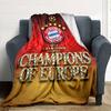 Fc Bayern München Print Flannel Blanket High Quality Warm Comfortable Cover for All Seasons Perfect for Gifts Home Decor