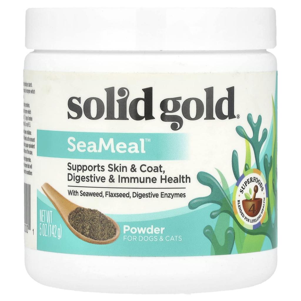Solid Gold, SeaMeal™ Powder, for Dogs and Cats, 5 Oz (142 G)