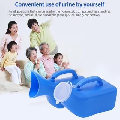 1000ml Portable Mobile Toilet Car Travel Camp Urine Helper Old Disability Man Urinal Urinary Pee Storage Bottle Handle M9R1