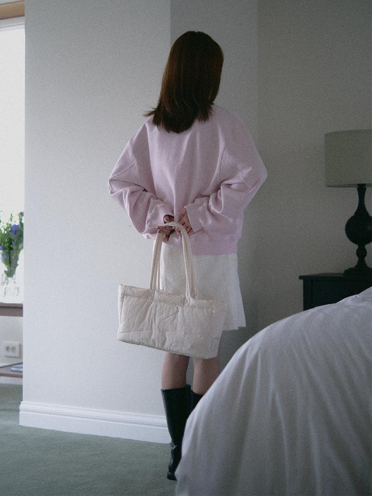 Beirut Voti Padded Tote Bag Ivory