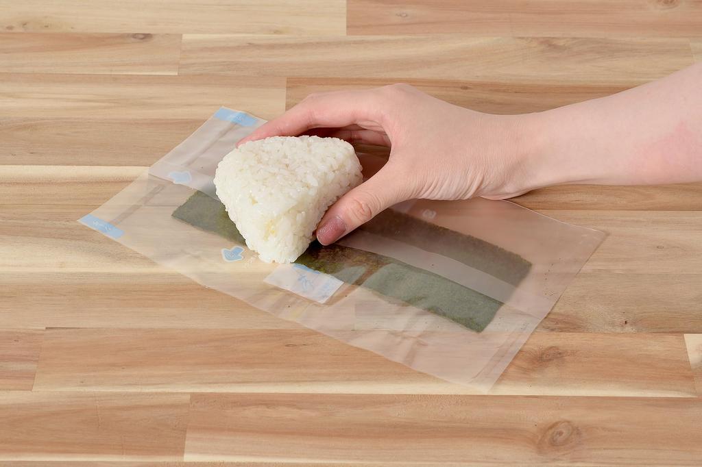 Strix Design Onigiri Made in with 50 x Perfect for Convenience Bento and Onigiri Film, Japan, Stickers, Sheets, Approx. 14.5 25cm, Clear, Markets,