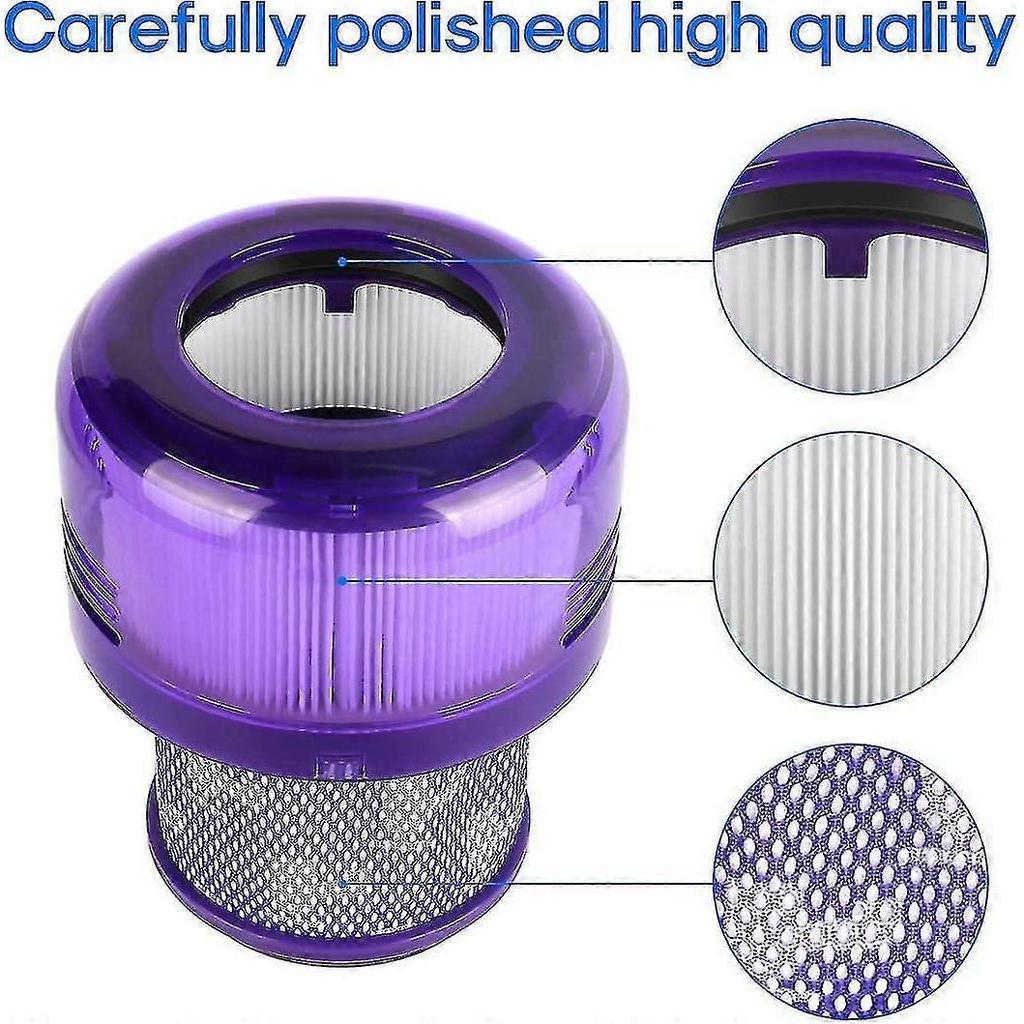 2pcs Filter For Dyson Sv16 Outsize V11 Outsize V11 Outsize Absolute 970422-01, Robotic Vacuum Cleaner Filter Element Brush Part