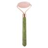 Jadestone Roller Face Massager Skin Tightening Lifting AntiWrinkle Facial Massage Instrument(Pink QuartzJadestone Single Head )