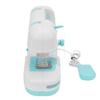 Sewing Machine Toy Blue Portable Mini Simulation Double Stitch Sewing Machine with Lower Thread for
