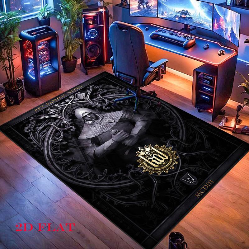 Kingdom Come Deliverance Carpet Rug for Living Room Bedroom Home Sofa Decoration,Kids play Nonslip Floor Mat