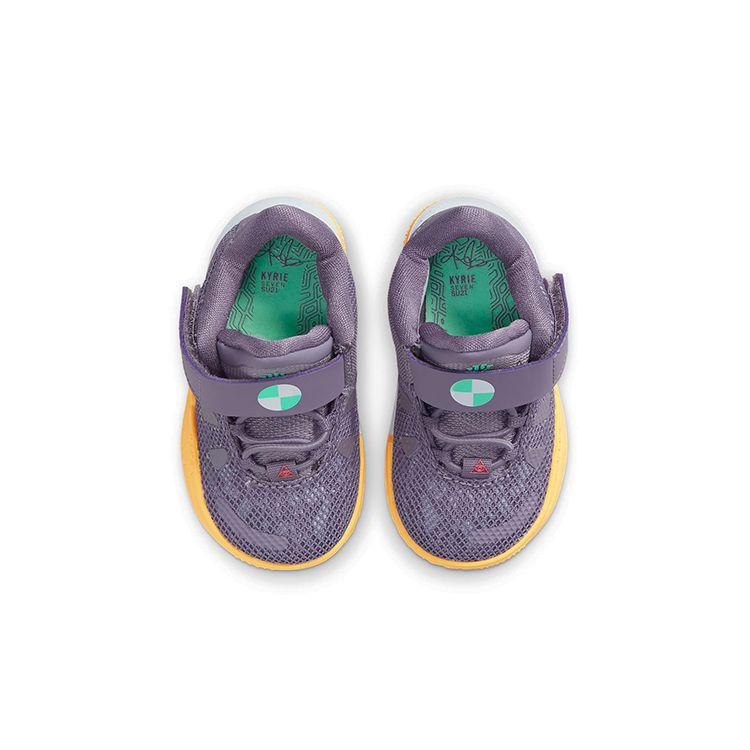 Nike Kyrie 7 TD Daybreak Baby-Sneakers Lila Zitronen-Puls Sirenen-Rot CT4980-500