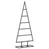 Metal Christmas Tree for Decorations Black 90 cm