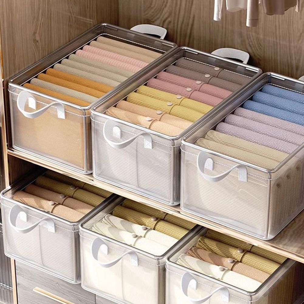 Faltbare Kleideraufbewahrungstasche Organizer Aufbewahrungsbox mit Deckel Saisonale Kleiderrotation Aufbewahrung Umzugspackung Kleiderschrankaufbewahrung