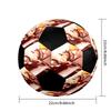 Soccer Ball Colorful Machine Stitched PVC Size 5 Team Training Competition Ready Durable High-Bounce Cool Sports Gift