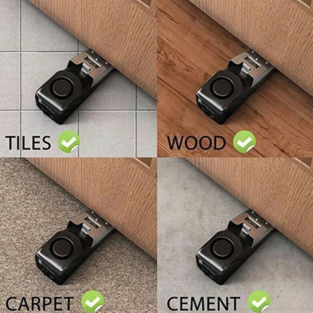 Alarma pentru oprirea ușii Sistem de securitate fără fir pentru casă Alertă fără efracție în formă de alarmă 120Db Househo T4C3