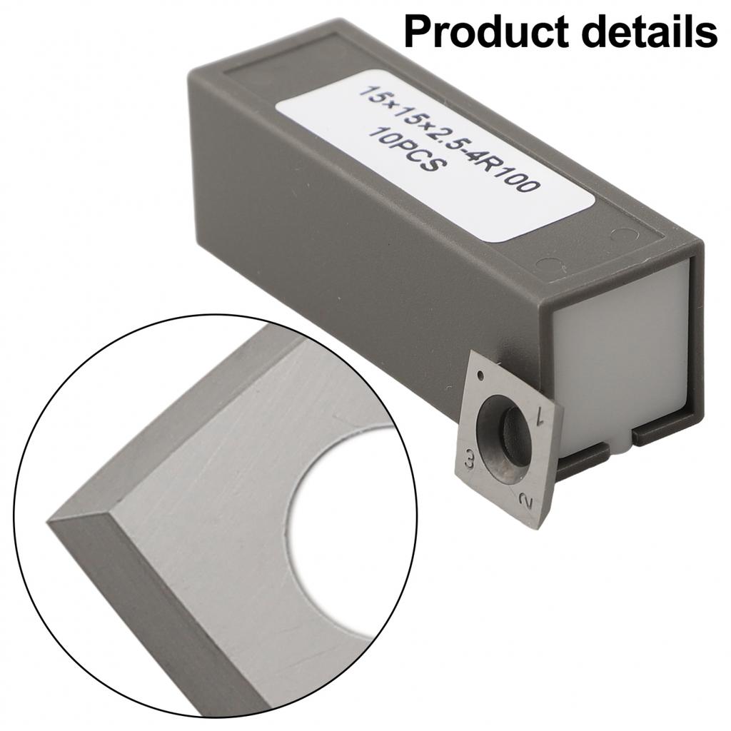 Langlebige Hartmetall-Wendeplattenfräser für Byrd Shelix Werkzeugköpfe Satz von Zehn