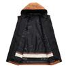 Plus Size   Men's Winter Padded Down Jacket Fur Collar Coat  Thicken Warm Long Hooded Parkas Jackets Outerwear