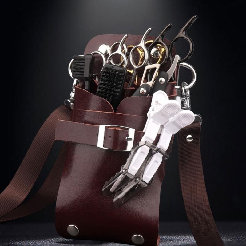Hairdressing Tool Pouch Pet Clipers Holsters Adjustable Waist Belt Scissors Holder Case Detachable Pet Stylist Tools Bag