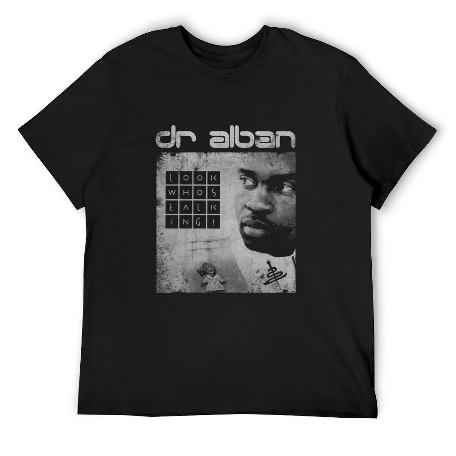 

dr alban 90s eurodance rap electronica iconic singer T-Shirt summer tops anime figures quick-drying mens designer t shirt 4XL