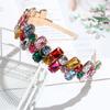Luxury Elegant Party Jewelry Gifts Rhinestone Headband Pearl Hair Band Gem Crystal Head Wrap