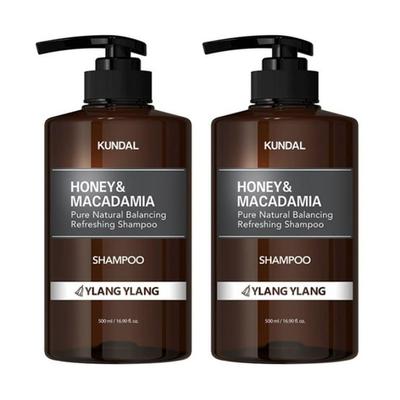 Honig & Macadamia Naturshampoo Ylang Ylang 500ml x 2