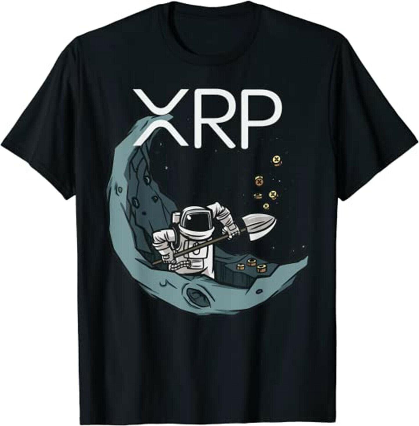 Ripple Xrp Coin Bullrun Moon Crypto Cryptocurrency Investor Tshirt S
