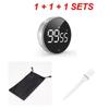 LED Digital Kitchen Timer Study Stopwatch Magnetic Electronic Cooking Countdown Clock LED Mechanical Remind Alarm Kitchen Gadget