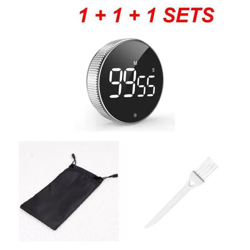 LED Digital Kitchen Timer Study Stopwatch Magnetic Electronic Cooking Countdown Clock LED Mechanical Remind Alarm Kitchen Gadget
