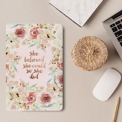 A5 Notebook-journal, 144 Lined Pages, 90 G/m², , Soft Cover Natural Shade