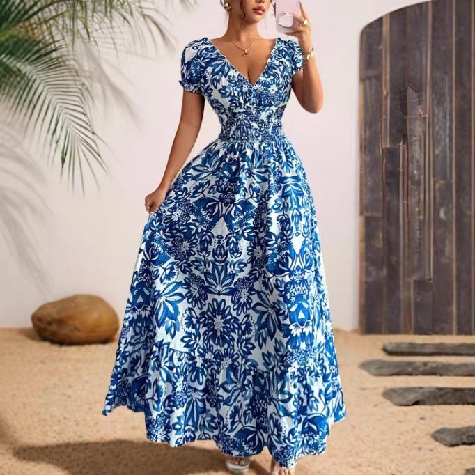 Summer elegant long dress women's clothing