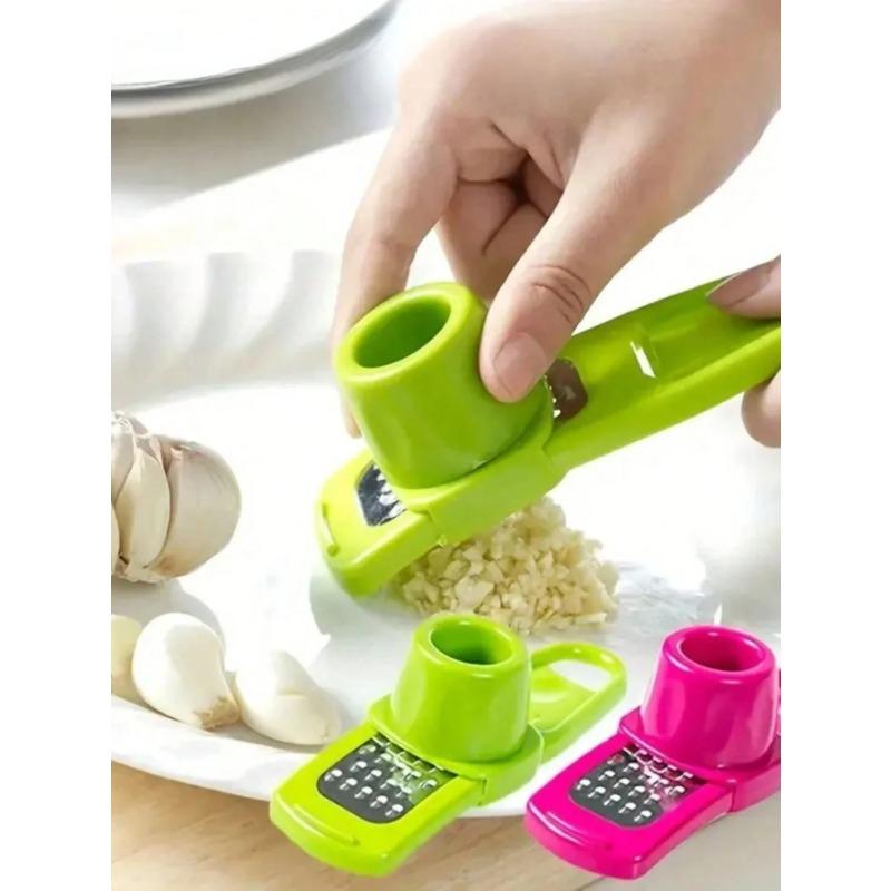 2pc Home Multi functional Garlic Grinder, Manual Garlic Mash Stripping Tool, Creative Kitchen Small Tool