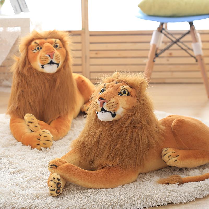 

Simulated Lion Plush Toys, Lion Plush Dolls, Large Simulated Animal Dolls Wholesale 30cm темно-рудий