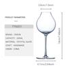 TT6201 CRISON Whiskey Tasting Cup Spirits Glass Goblet Tulip Wine Tasting Glass Crystal Glass  Pure Drink Fragrance Cup