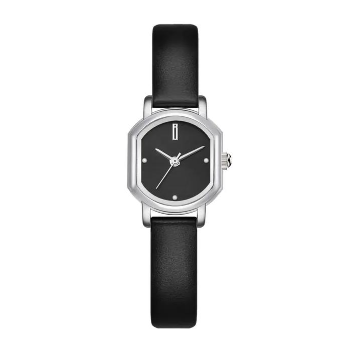 Ciel Classic Dot Black BW10925L-WBBK Square Leather Women's Watch