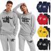 KingQueen Unisex Couple Hoodie & Sweatpants Set - Casual Sportswear