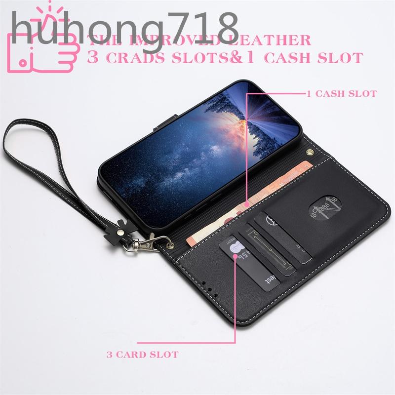 For Samsung Galaxy A04 A04S A13 M13 A14 A23 M23 F23 A24 A33 A34 A53 4G 5G Phone Case Flip Leather Package Wallet Card Slots  Protection Cover Casing