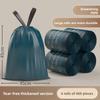 Kitchen Trash Bag With Drawstring Pe Material For Household Use And Waste Disposal