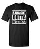 Straight Time Out Sarcastic Humor Graphic Super Soft Ring Spun Funny T Shirt