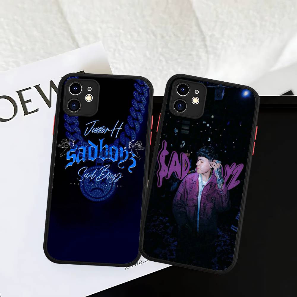 Junior H SAD BOYZ 4 LIFE Phone Case For IPhone 16 15 14 X XR XS 7 8 Plus 11 12 13 Pro MAX 13mini Matte Shockproof Case